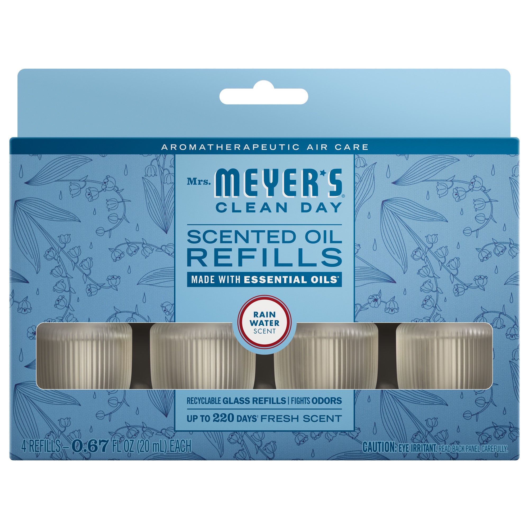 Rain Water Plug In Scented Oil Refill. 4-Pack