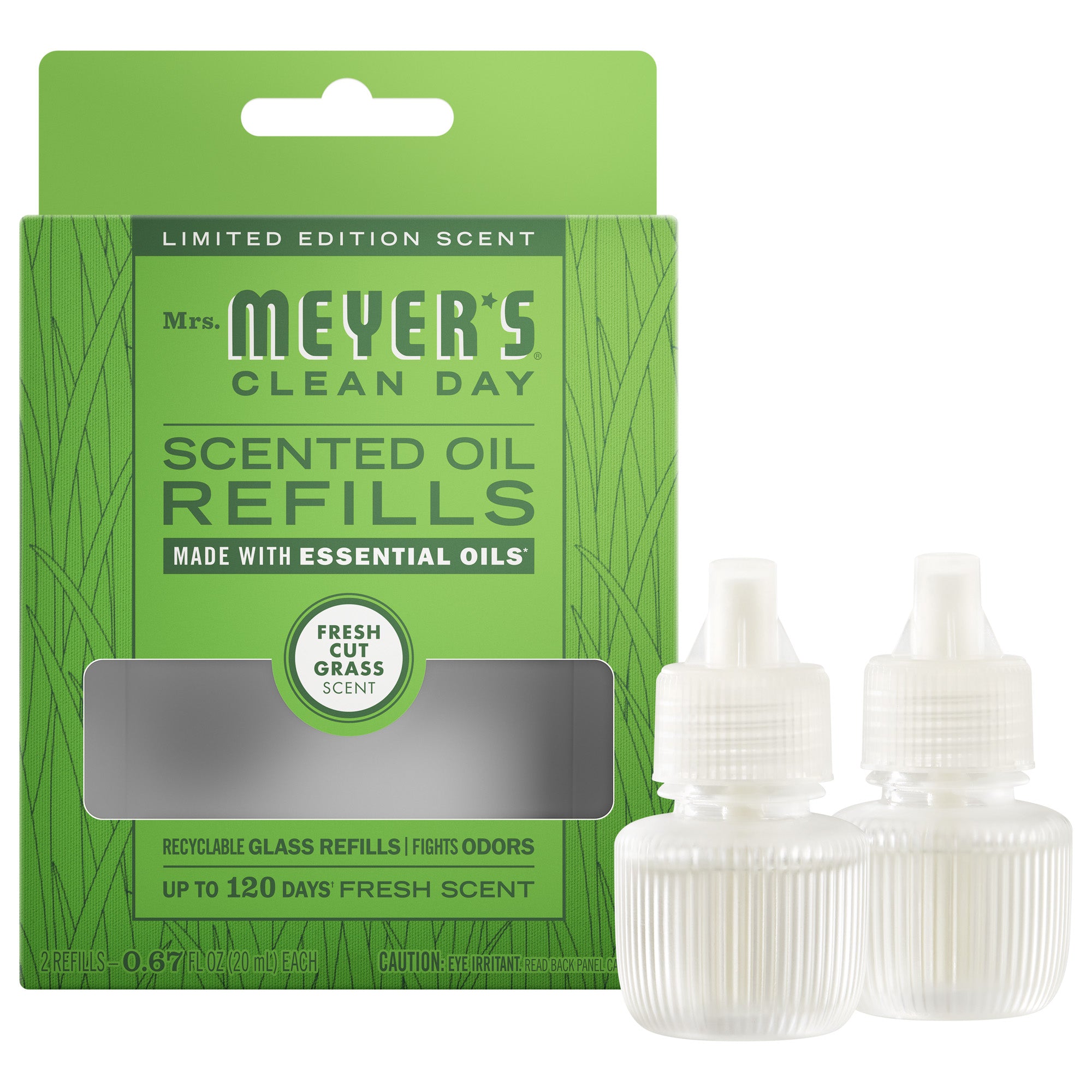 Fresh Cut Grass Plug In Scented Oil Refill. 2-Pack - Image 2