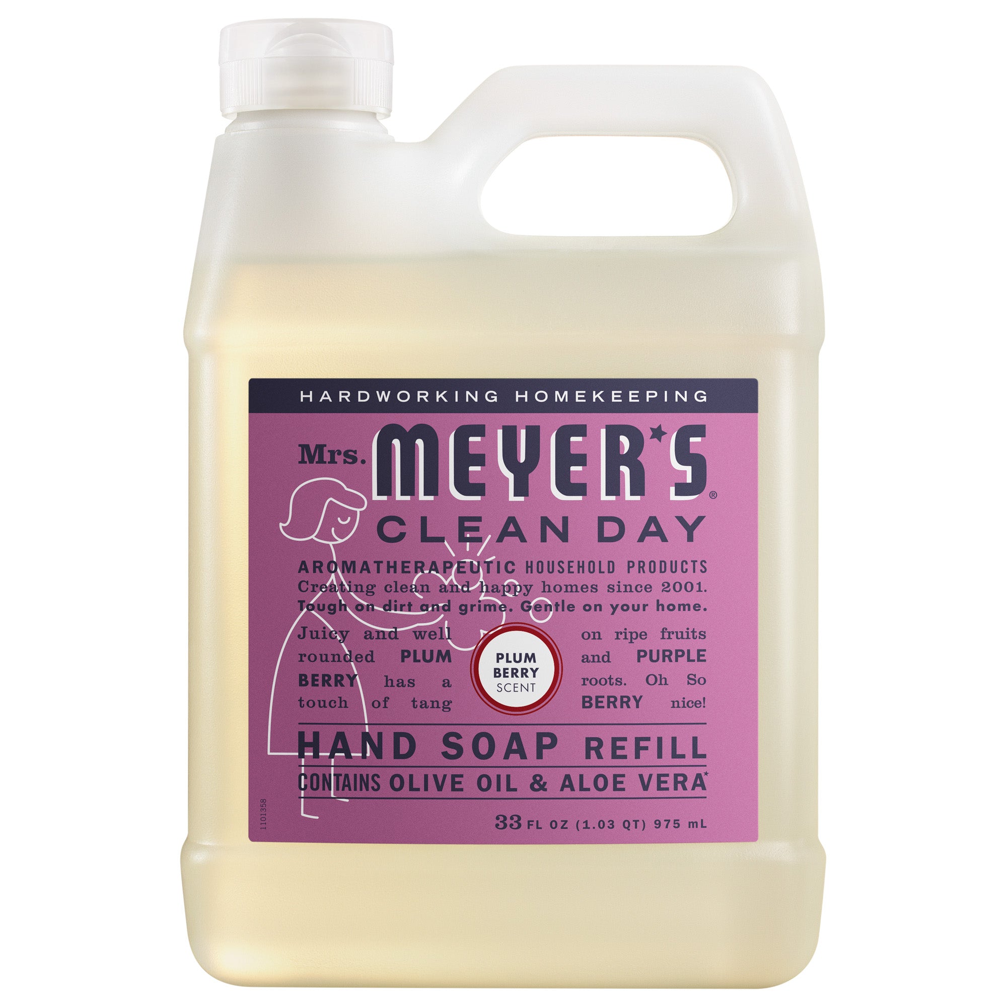Plum Berry Liquid Hand Soap & Refill Set - Image 3