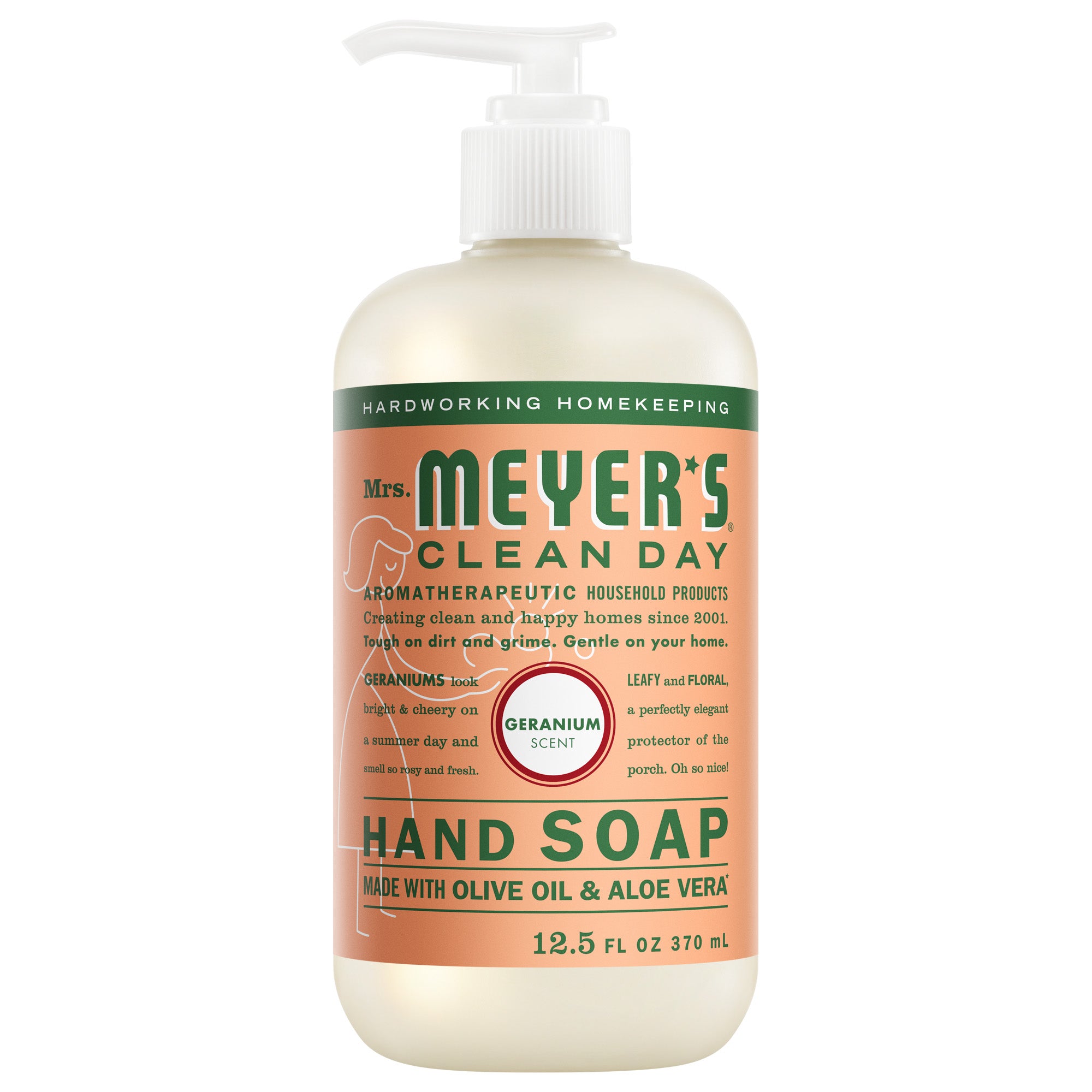 Geranium Liquid Hand Soap & Refill Set - Image 3